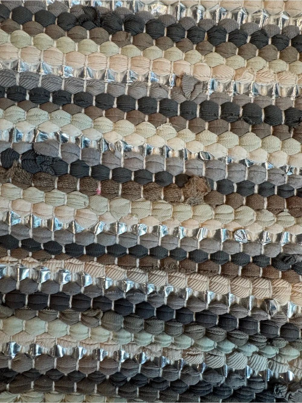 Threshold Braided Table Runner in Cream, Beige, and Gray